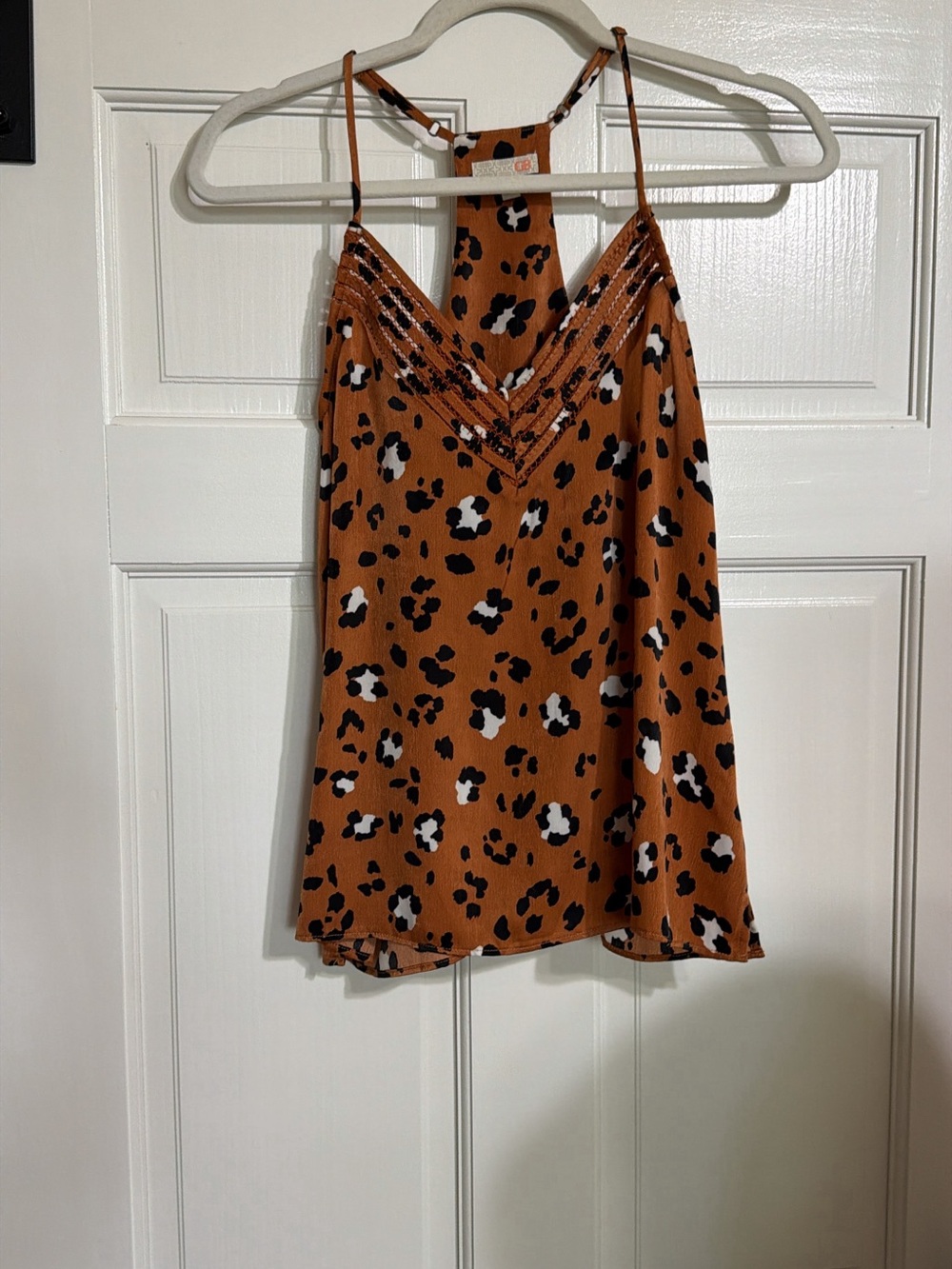Gianni Bini Rust Leopard Print Cami